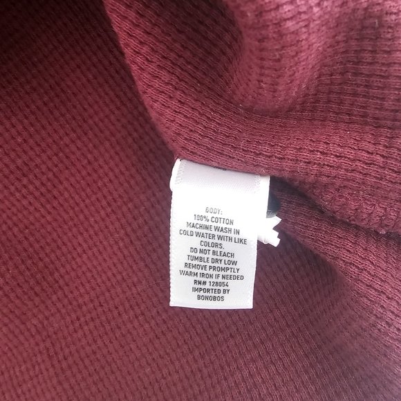 Bonobos Waffle Henley - Picture 3 of 5